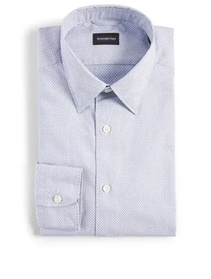 Dress Shirt Geo Print