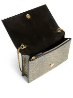 Kate YSL Monogram Metallic Python Chain Wallet Bag