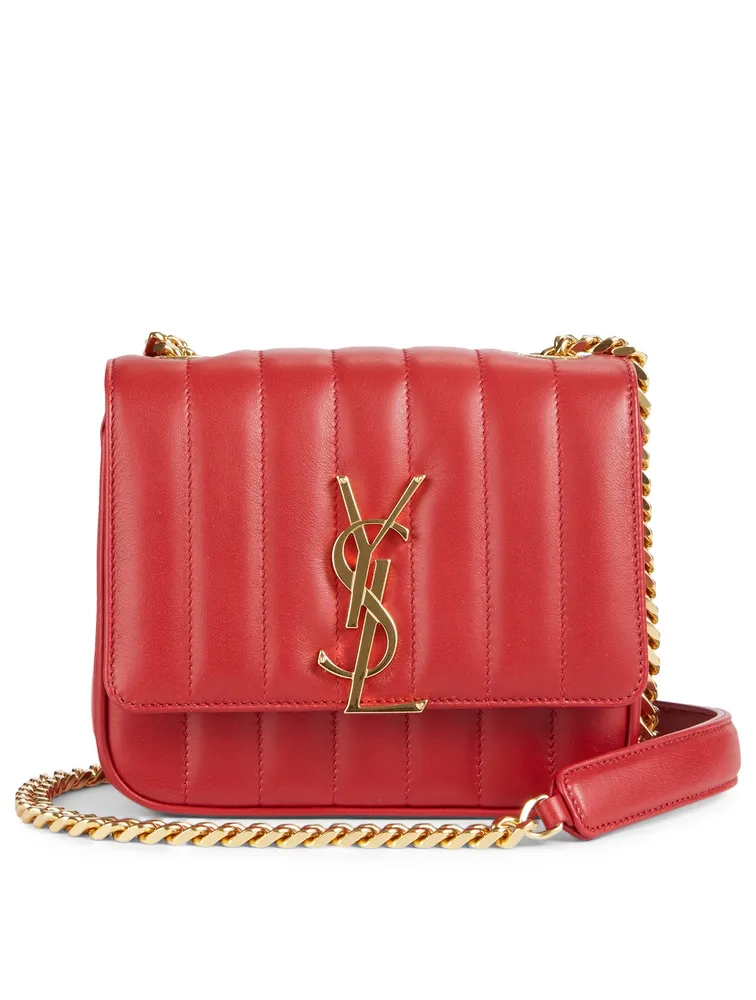 Small Vicky YSL Monogram Leather Chain Bag