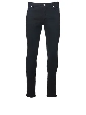 Slim Fit Jeans With Logo Band
