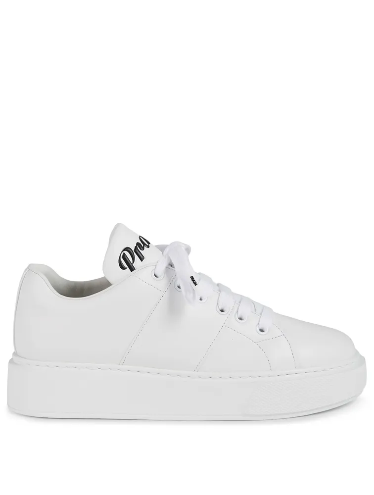 Leather Platform Sneakers