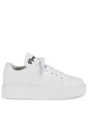Leather Platform Sneakers