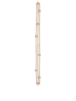 18K Gold Bracelet With Diamonds