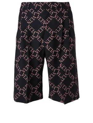 Wool Shorts VLTN Print