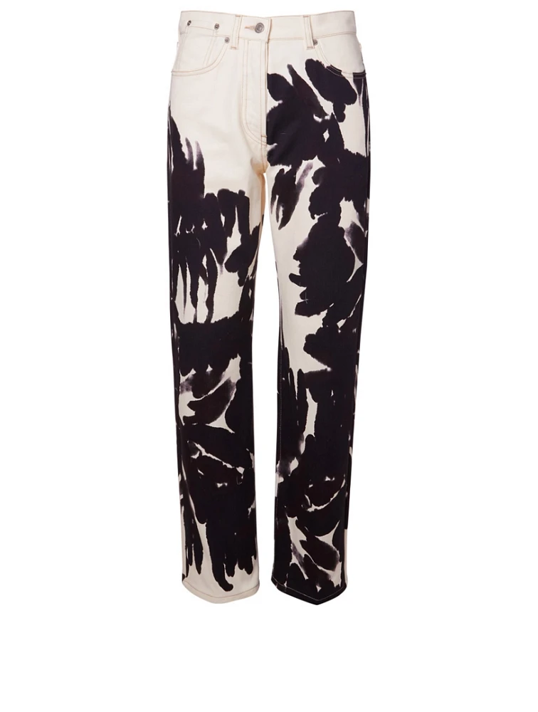 Pisco Printed High-Rise Boyfriend Jeans