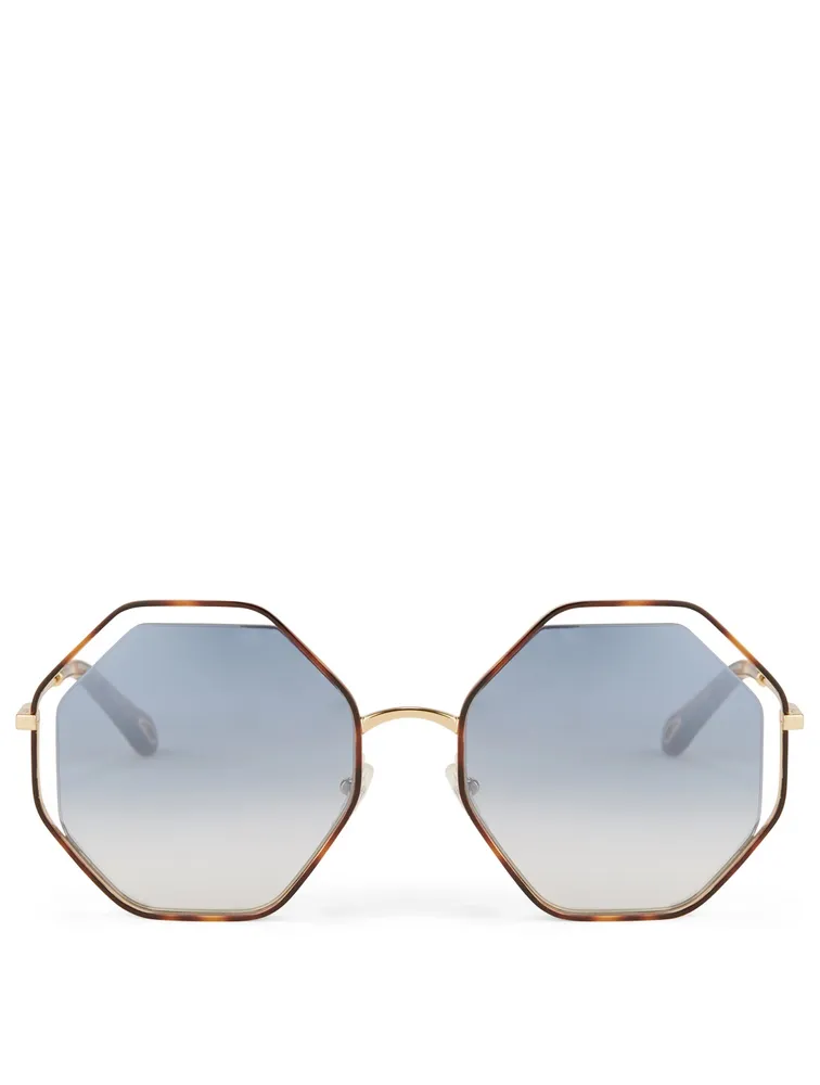 Poppy Geometric Sunglasses