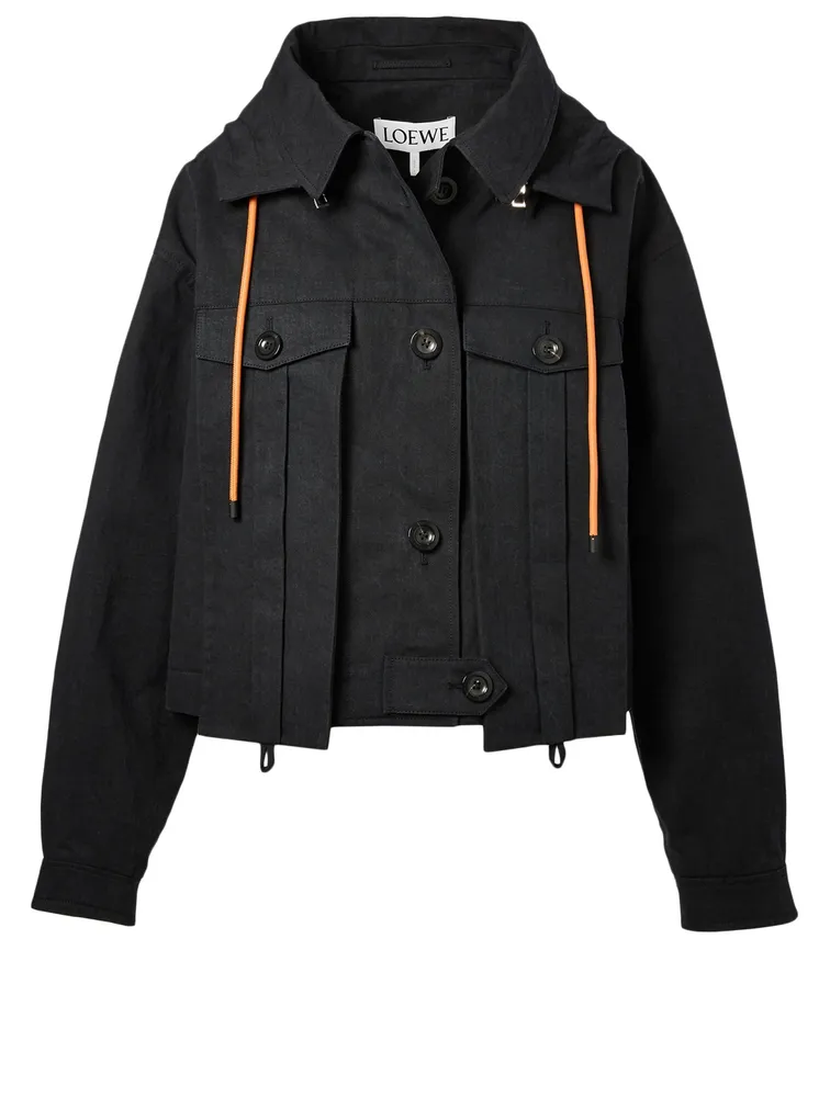 Linen Hooded Jacket