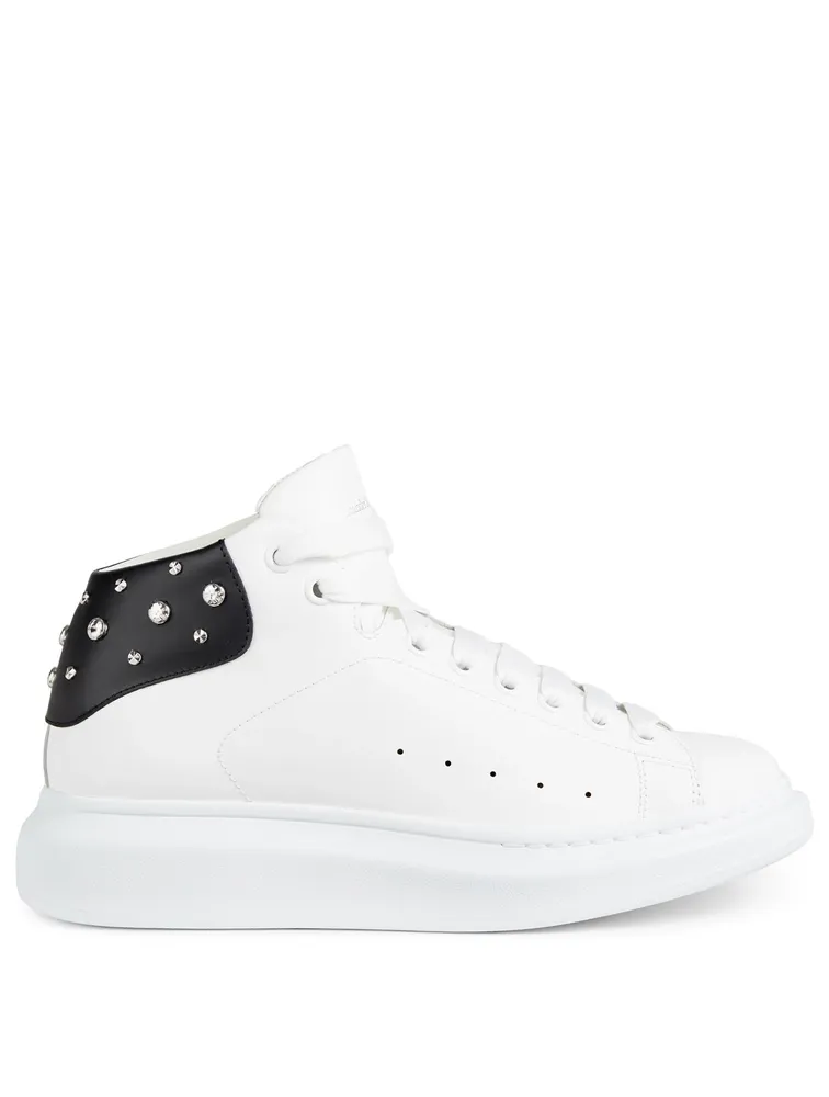 Leather Sneakers With Studs