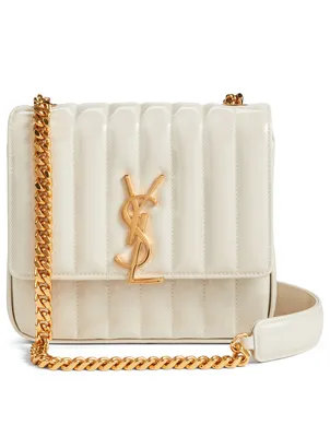 Medium Vicky YSL Monogram Patent Leather Chain Bag