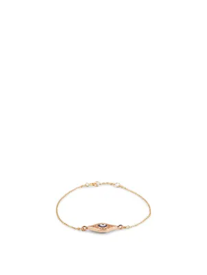 Evil Eye 14K Gold-Filled Charm Bracelet