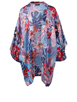 Nina Kimono In Floral Print