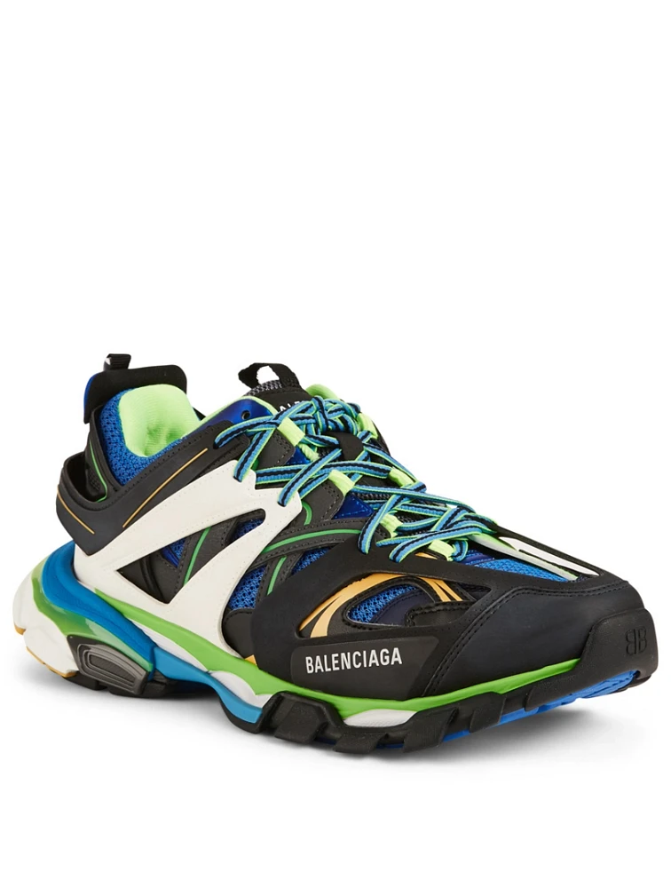 Track Nylon And Mesh Sneakers