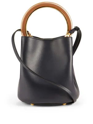 Pannier Leather Bucket Bag