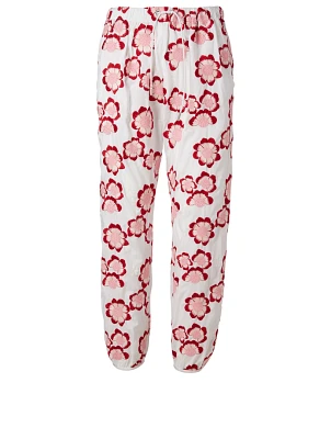 4 Moncler Simone Rocha Embroidered Jogger Pants