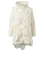 4 Moncler Simone Rocha Jasmine Ruffled Jacket