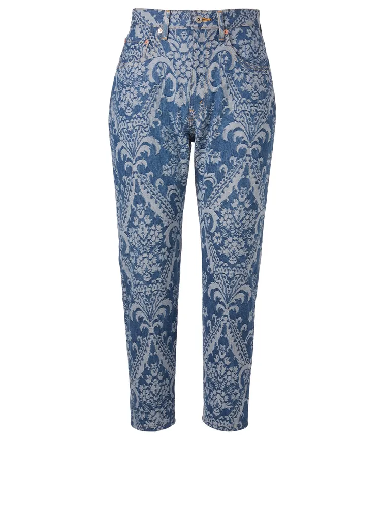 Jacquard Slim Jeans