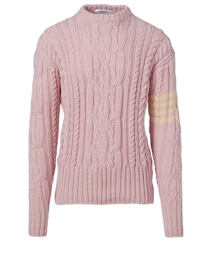 Wool Cable-Knit Sweater