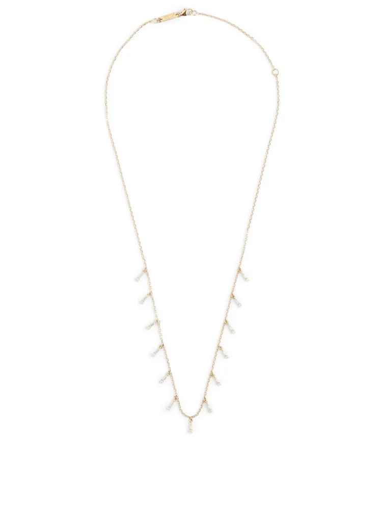 Fireworks 18K Gold Shaker Necklace With Diamonds