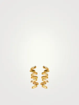 Fireworks 18K Gold Earrings With Diamonds