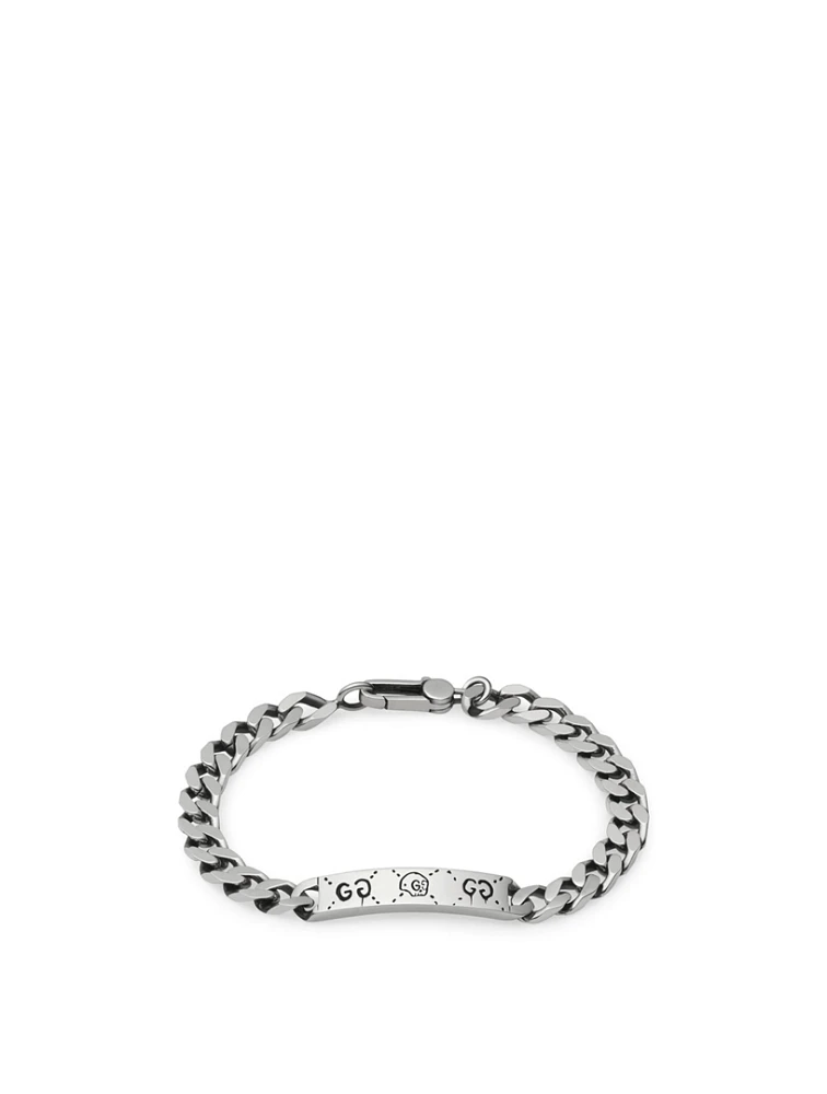 GucciGhost Sterling Silver Chain Bracelet