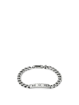 GucciGhost Sterling Silver Chain Bracelet