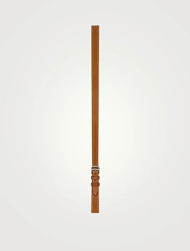 Heure H PM Double Tour Long Leather Strap
