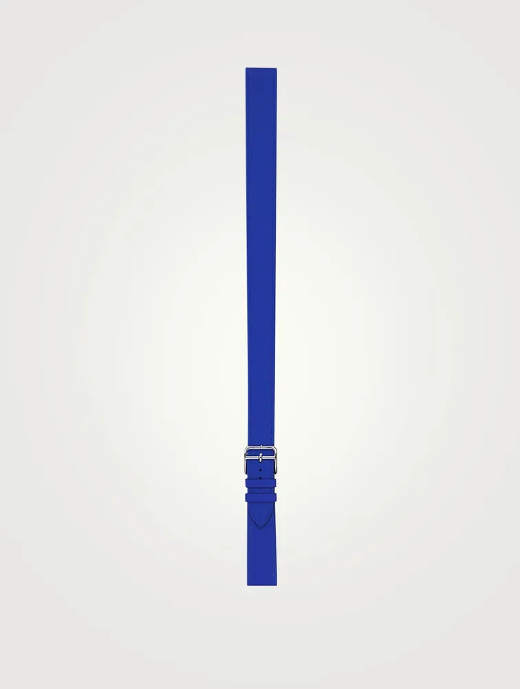 Heure H MM Double Tour Leather Strap