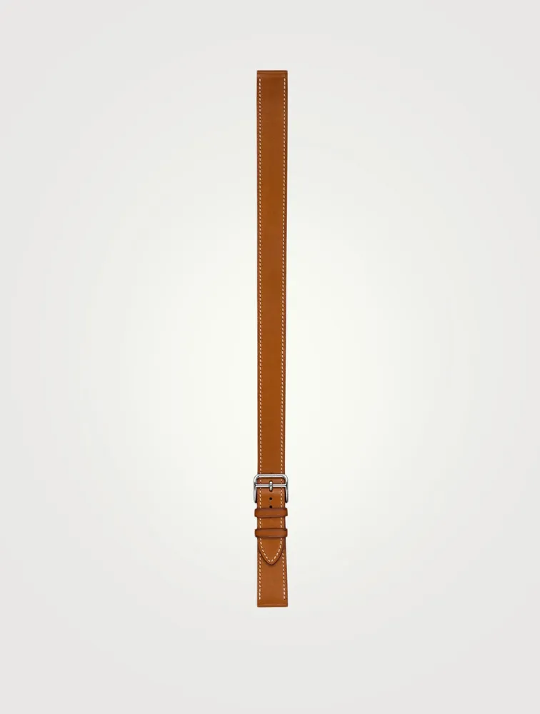 Heure H MM Double Tour Leather Strap
