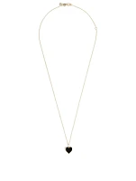 14K Gold Heart Pendant Necklace