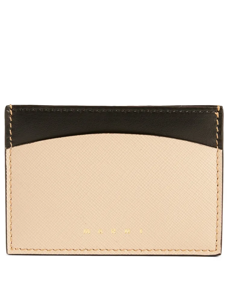 Saffiano Leather Card Holder