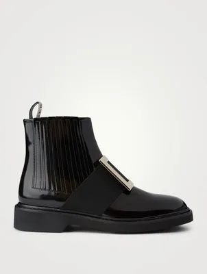 Viv' Rangers Patent Leather Chelsea Boots