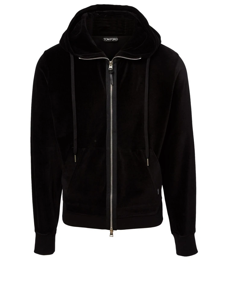 Velvet Zip Hoodie