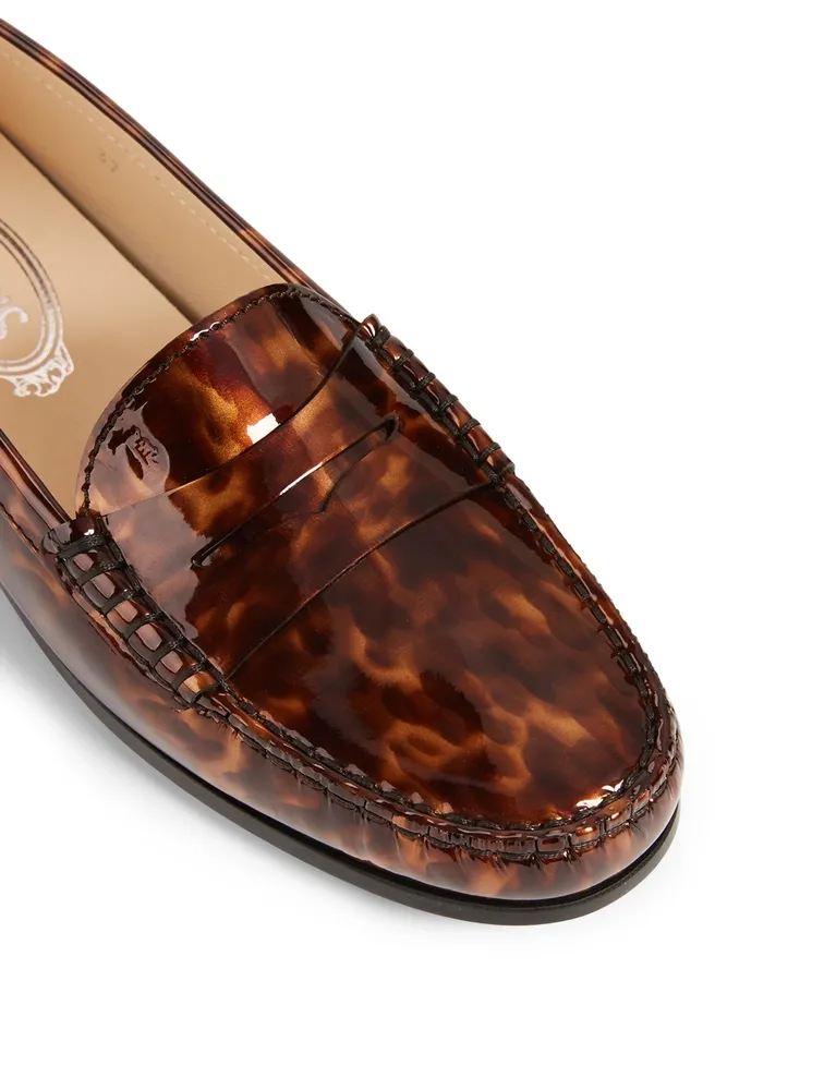City Gommino Patent Leather Driving Shoes