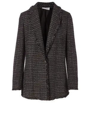 Cotton Tweed Blazer