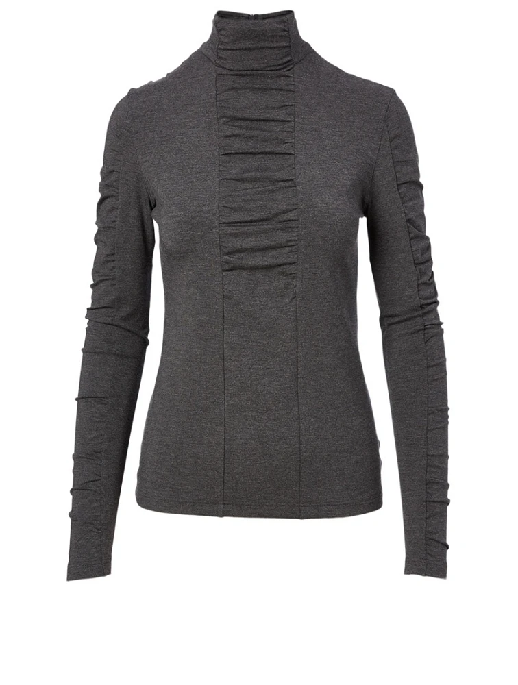 Long-Sleeve Turtleneck