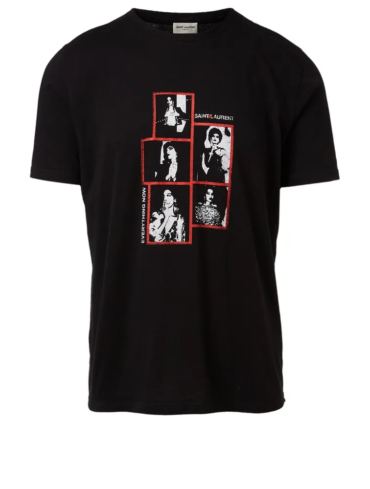 Cotton Logo Photo T-Shirt