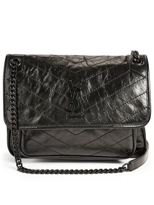 Medium Niki YSL Monogram Leather Chain Bag