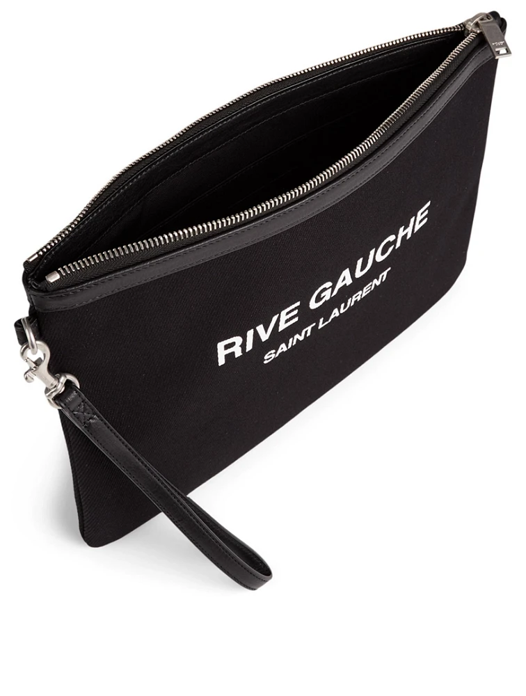 Rive Gauche Canvas Pouch