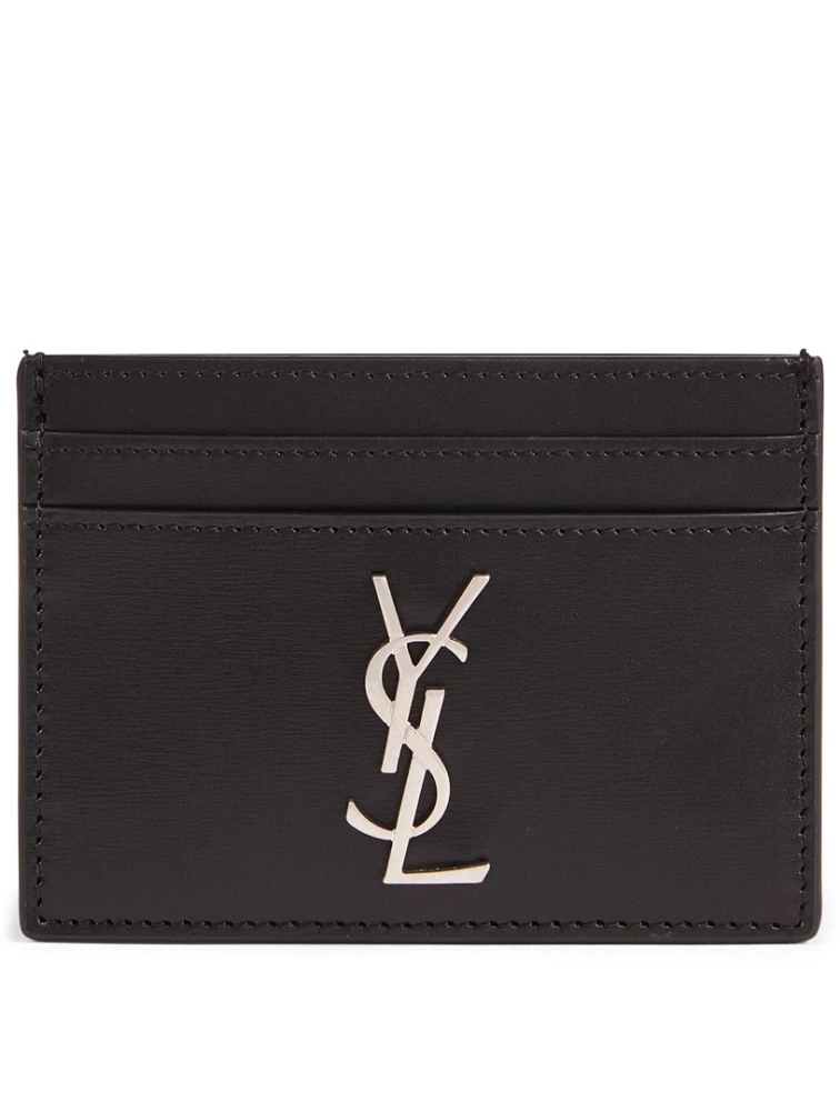 Monogram Leather Card Holder
