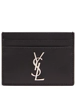Monogram Leather Card Holder