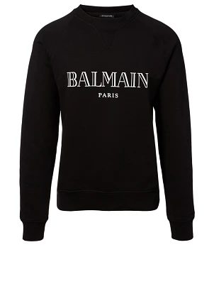 Velvet Logo Sweatshirt