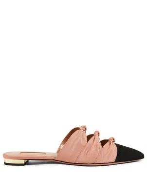 Mondaine Grosgrain Flat Mules