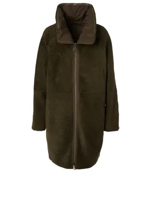 Shearling Reversible Coat