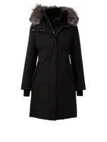 Harlowe Down Parka With Silver Fox Hood