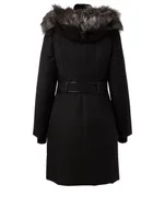 Harlowe Down Parka With Silver Fox Hood