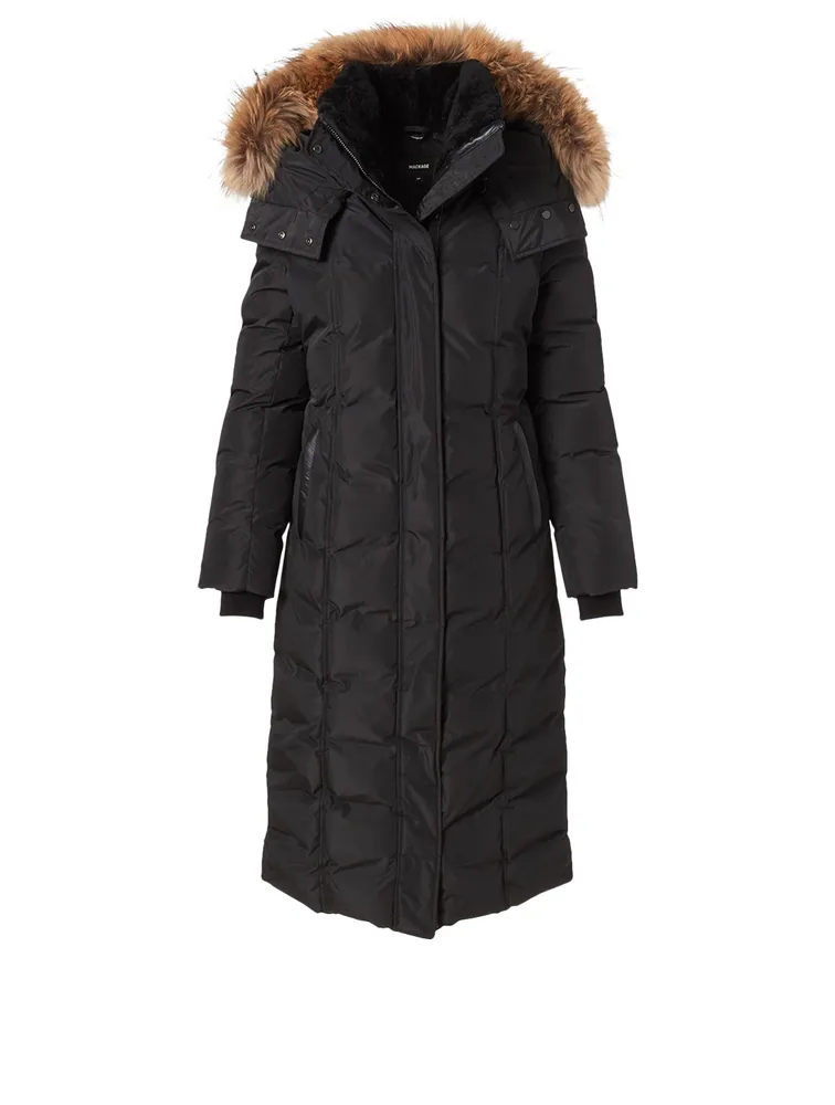 Jada Down Coat With Fur Hood