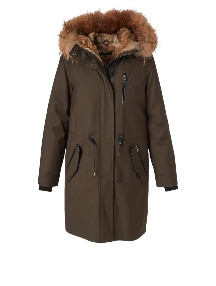 Rena Down Parka With Fur Hood