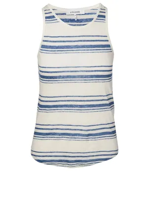 Linen Racer Tank