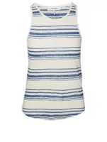 Linen Racer Tank
