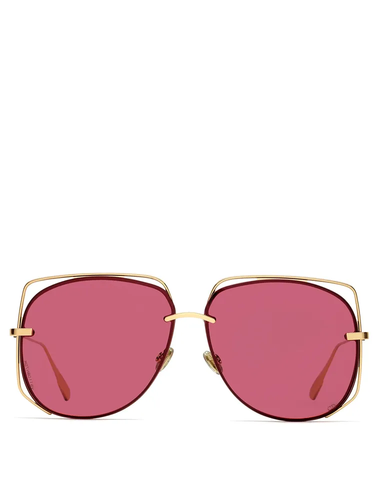 DiorStellaire6 Square Aviator Sunglasses